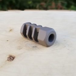 Hunter LITE Flat Face REMINGTON 700 Rifle Thread-On Muzzle Brake - 1/2 x 28 - 5/8 x 24 .