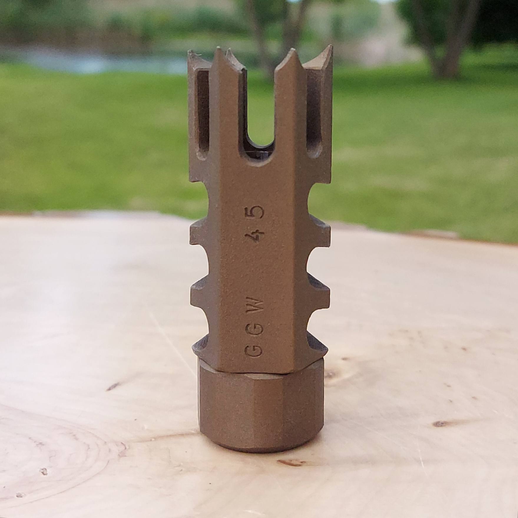 Hunter LITE 1 Inch Spikes REMINGTON 700 Rifle Thread-On Muzzle Brake - 1/2 x 28 - 5/8 x 24 . - Image 10