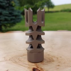Hunter LITE 1 Inch Spikes SAVAGE ARMS Rifle Thread-On Muzzle Brake - 1/2 x 28 - 5/8 x 24 .