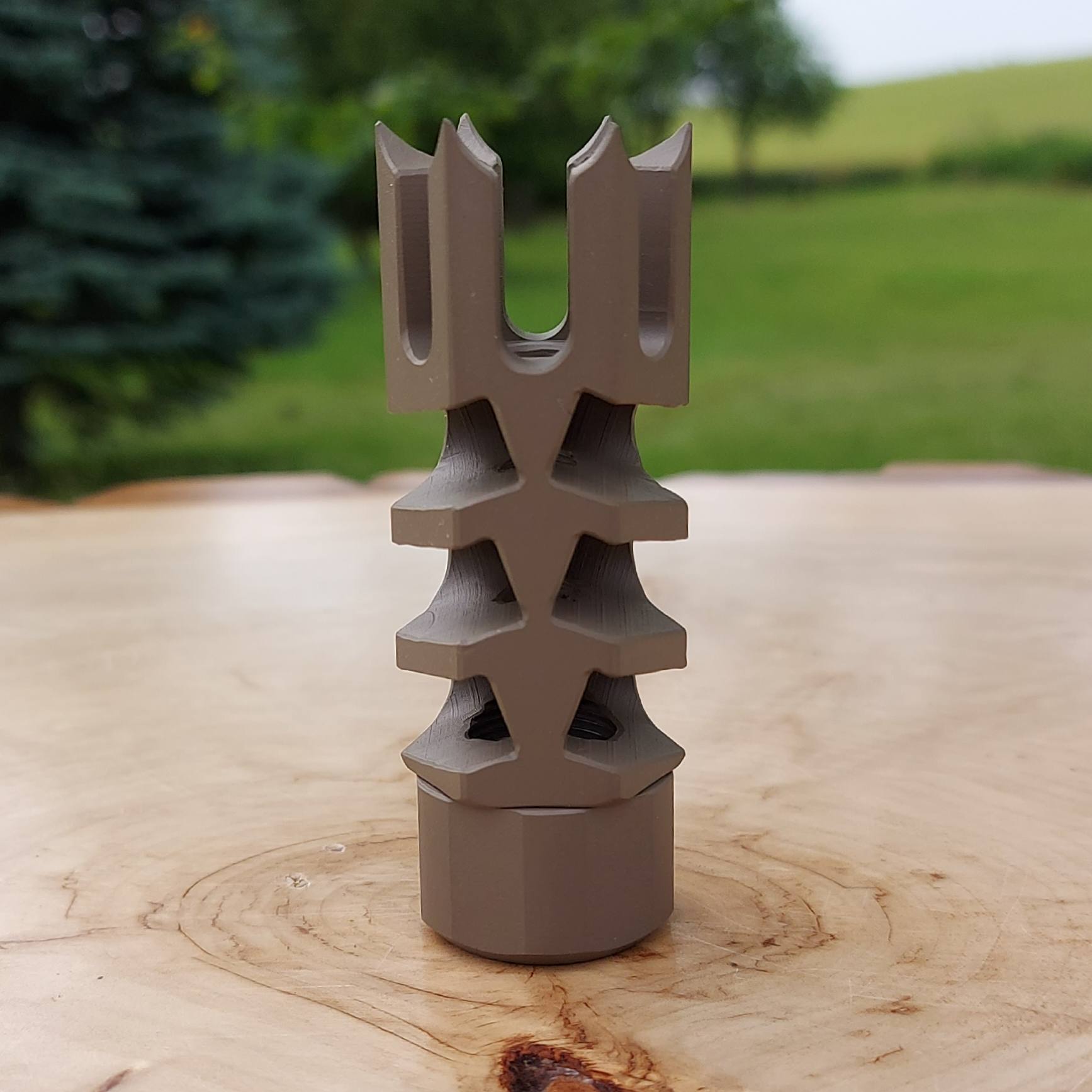 Hunter LITE 1 Inch Spikes REMINGTON 700 Rifle Thread-On Muzzle Brake - 1/2 x 28 - 5/8 x 24 . - Image 17