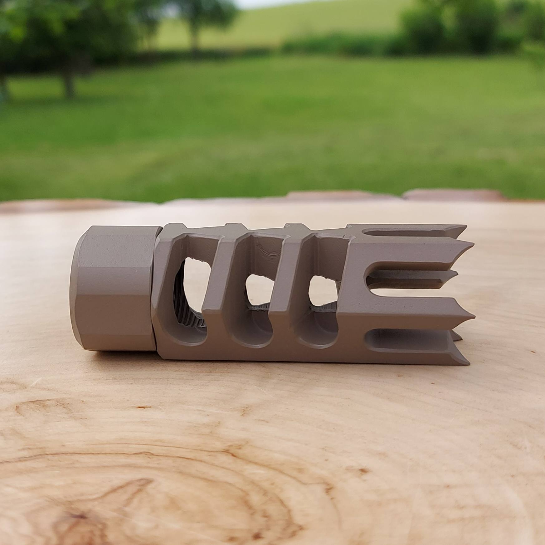 Hunter LITE 1 Inch Spikes REMINGTON 700 Rifle Thread-On Muzzle Brake - 1/2 x 28 - 5/8 x 24 . - Image 21