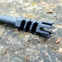 Hunter LITE 1 Inch Spikes AR-15 Rifle Thread-On Muzzle Brake - 1/2 x 28 - 9/16 x 24 - 5/8 x 24 - 3/4 x 28 .