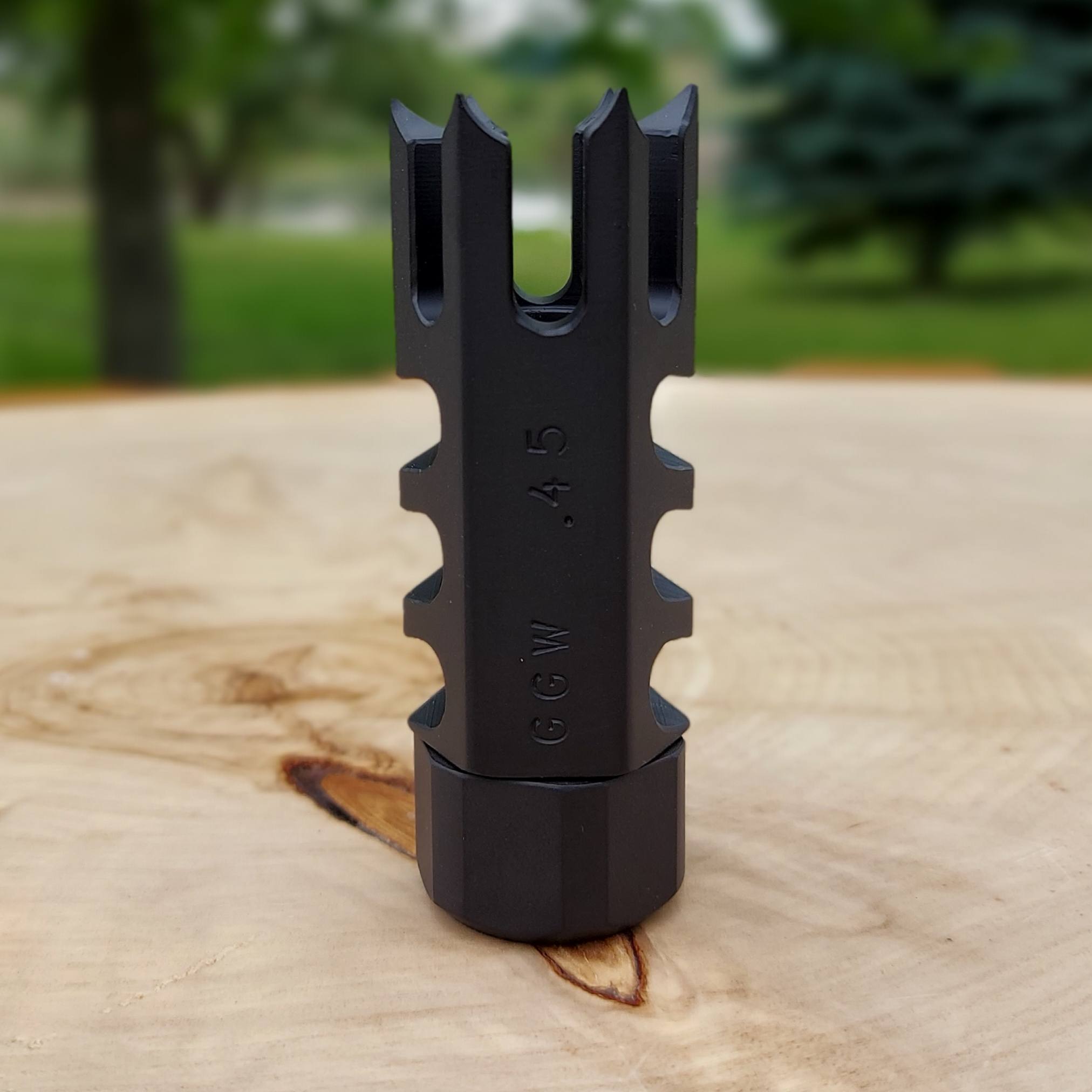 Hunter LITE 1 Inch Spikes TIKKA T3 Rifle Thread-On Muzzle Brake - 5/8 x 24 - M18 x 1.0 . - Image 6